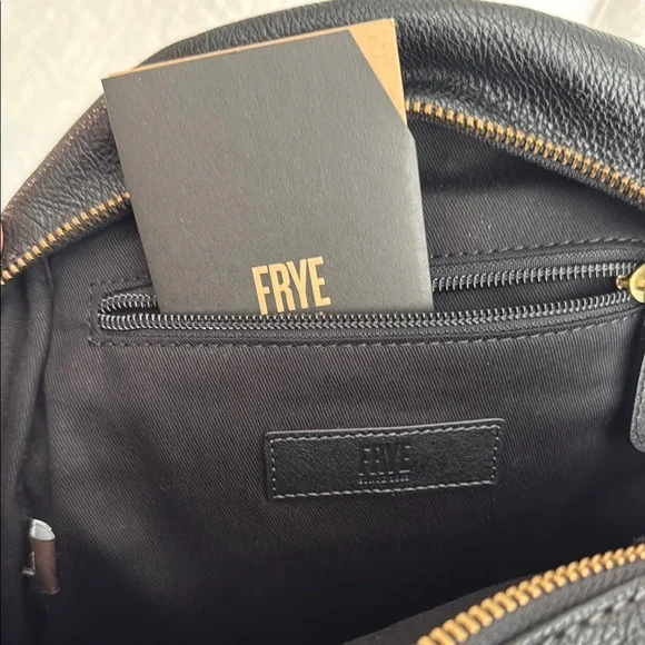Frye Black Leather Backpack - Picture 9 of 12
